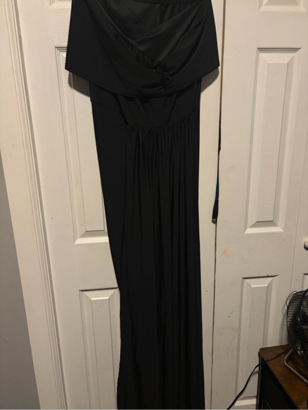 Black Strapless Maxi Dress - Classic Evening Gown